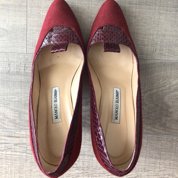 Manolo Blahnik Shoes - Manolo Blahnik red heels